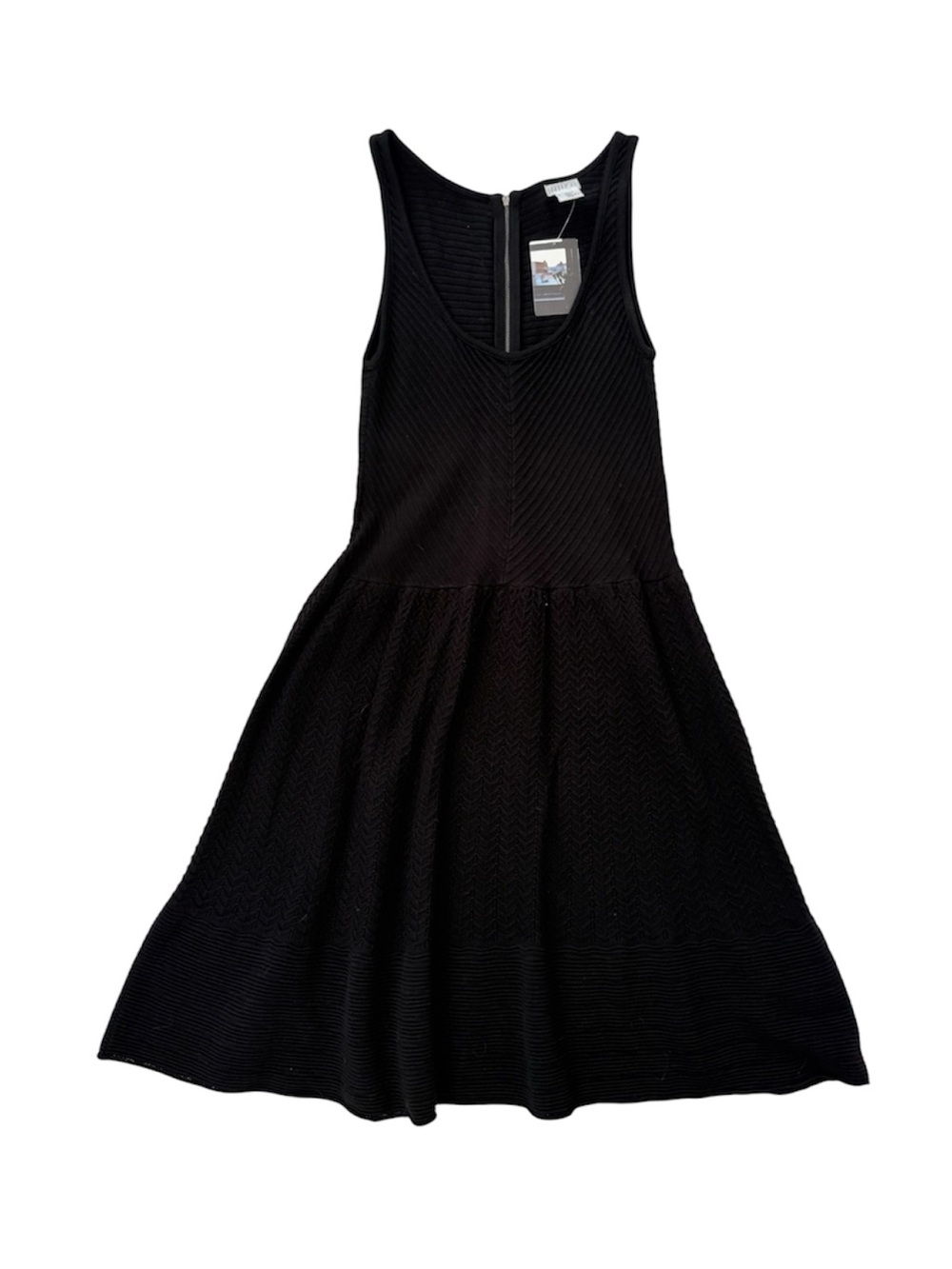 Urban Outfitters Cooperative Black Sleeveless Knit Fit-and-Flare Dress